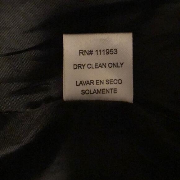 Active Basic Quality Couture Black Pea Coat Jacket Junior Size Small - Picture 8 of 8